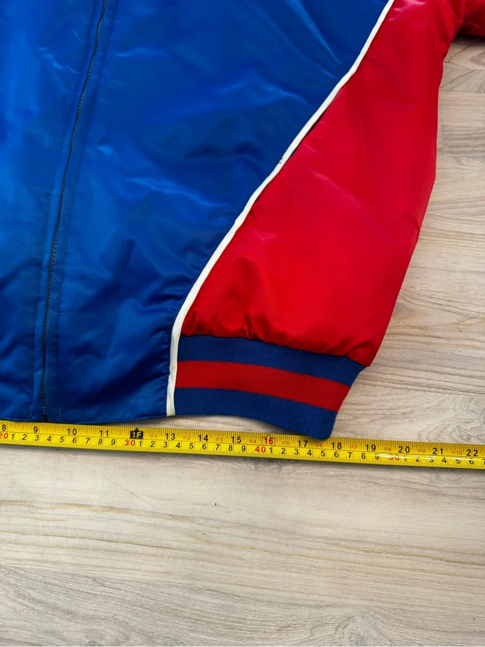 Vintage Nascar Jeff Gordon #24 Blue, white, Red Racing Bomber Jacket - Picture 9 of 11